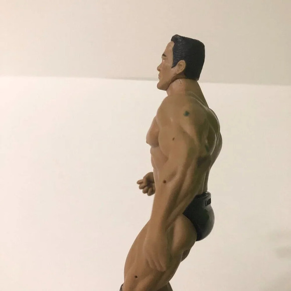 Vintage 1996 The Rock WWF Wrestling Action Figure Dwayne Johnson Jakks Loose - Picture 13 of 16